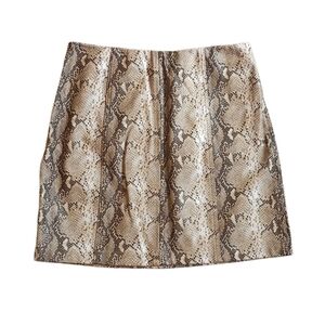 Wild Honey Snake Print Skirt Size Medium NWT